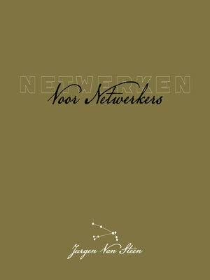 cover image of Netwerken voor Netwerkers